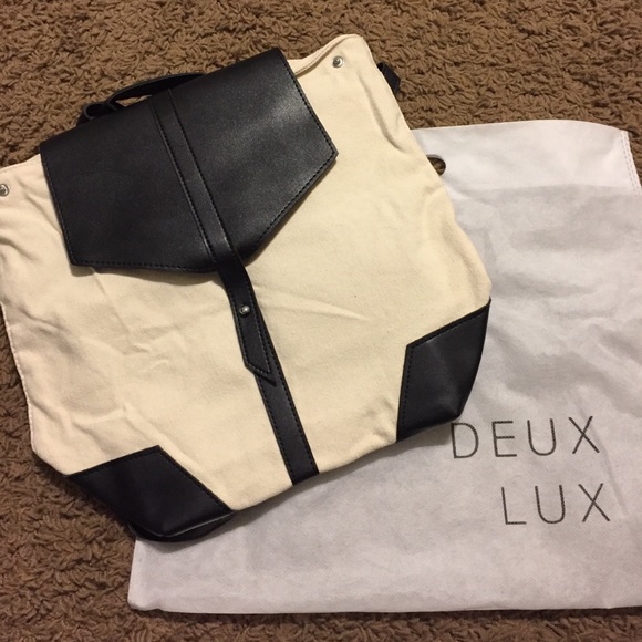Brand new Deux Lux Canvas Backpack - Picture 2 of 3